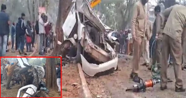 झारखंड के जमशेदपुर में दर्दनाक हादसा : अनियंत्रित होकर कार डिवाइडर से टकराई, 6 की मौत; न्यू ईयर पर पिकनिक मनाने जा रहे थे