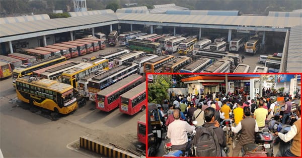 हिट एंड रन के नए कानून का विरोध, मध्य प्रदेश में थम गए बसों-ट्रकों के पहिए... विरोध में उतरे चालकों ने किया चक्काजाम, परिवहन मंत्री बोले- हड़ताल करना समस्या का हल नहीं, देखें VIDEO