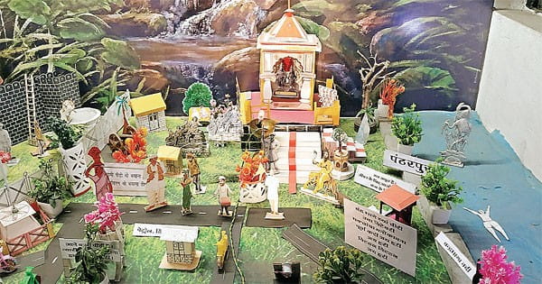 82 की उम्र में घर के कबाड़ से तैयार किया राम मंदिर का मॉडल