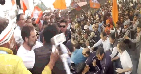 असम में भारत जोड़ो न्याय यात्रा में भीड़ ने रोकी बस, लगाए मोदी-मोदी के नारे, राहुल गांधी के साथ की धक्का-मुक्की