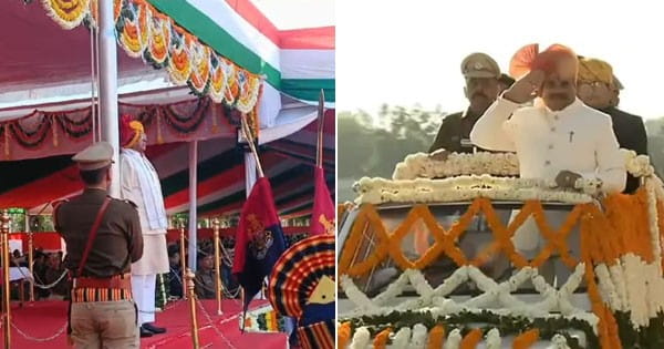 75वां गणतंत्र दिवस : भोपाल में राज्यपाल मंगू भाई पटेल ने फहाराया तिरंगा, उज्जैन में मुख्यमंत्री डॉ. मोहन यादव ने किया झंडा वंदन; महाकाल की नगरी में ऐसा पहली बार