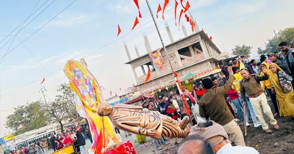उज्जैन में पटेल-आंबेडकर मूर्ति विवाद, झड़प के बाद माकड़ोन में स्थिति शांतिपूर्ण, TI निलंबित