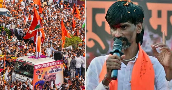 महाराष्ट्र में मराठा आरक्षण : मनोज जरांगे बोले- खत्म कर रहा हूं आंदोलन, CM शिंदे के हाथ से जूस पीकर अनशन तोड़ेंगे पाटिल