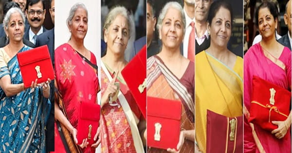 Budget 2024 : वित्त मंत्री निर्मला सीतारमण की साड़ी ने खींचा ध्यान... अब तक इन रंगों की साड़ियों में पेश कर चुकी हैं बजट