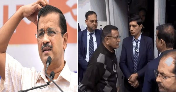 24 घंटे में दूसरी बार केजरीवाल के घर पहुंची क्राइम-ब्रांच : अंदर जाने से रोका, MLA खरीद-फरोख्त मामले में देगी नोटिस; दिल्ली CM ने BJP पर लगाए थे गंभीर आरोप