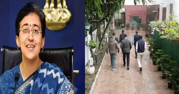 दिल्ली पुलिस का एक्शन, AAP की बढ़ी टेंशन : अरविंद केजरीवाल के बाद आतिशी के घर पहुंची क्राइम ब्रांच की टीम, विधायकों की खरीद-फरोख्त के मांग रही सबूत