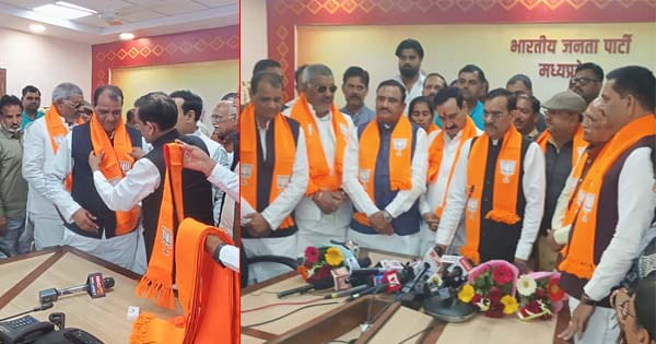 MP Politics : कांग्रेस को फिर लगा झटका, विदिशा कांग्रेस जिलाध्यक्ष और टीकमगढ़-छतरपुर के नेताओं ने थामा BJP का दामन