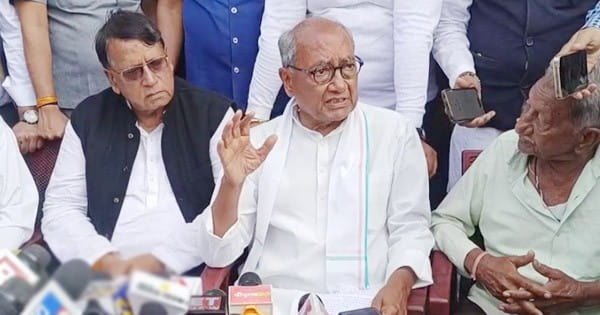 VIDEO : BJP में जाने की अटकलों पर दिग्विजय सिंह का बड़ा बयान, कहा- कमलनाथ पर ED का दबाव, लेकिन उनका चरित्र दबाव में आने वाला नहीं...