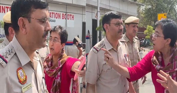 AAP मंत्री आतिशी और पुलिस के बीच हुई तीखी बहस, जमीन पर लेट गए आप नेता; शेयर किया ये VIDEO