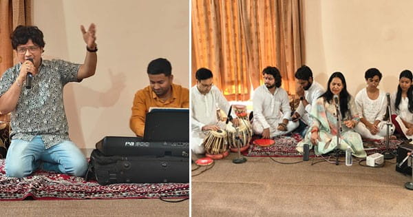 भोपाल के गुरुवन में होली पर गूंजी स्वर लहरी, गुरु-शिष्य परंपरा के तहत विभिन्न रागों और बंदिशों पर दी गई प्रस्तुति