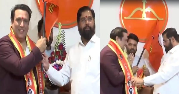 शिवसेना के हुए गोविंदा, मुंबई उत्तर पश्चिम लोकसभा सीट से लड़ सकते हैं चुनाव