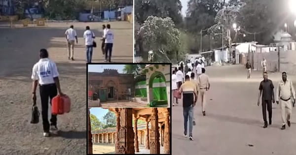 Bhojshala ASI Survey : भोजशाला में ASI सर्वे का 8वां दिन, सुरक्षा के बीच परिसर से बाहर निकाली टीम; जुमे की नमाज से पहले कार्यवाही खत्म