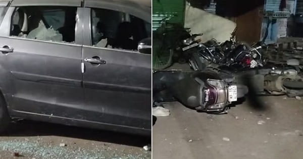 सागर में धार्मिक गाना बजाने पर दो पक्षों में पथराव : पुलिस ने दागे आंसू गैस के गोले, धारा 144 लागू; 15 से ज्यादा गिरफ्तार