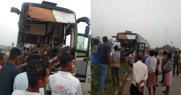 ओडिशा के अंगुल में बस और डंपर की टक्कर, चालक की मौत; अन्य पांच घायल