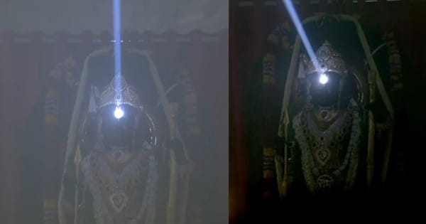 Ayodhya Ram Mandir : सूर्य की किरणों से हुआ रामलला का तिलक, लाखों की संख्या में श्रद्धालु राम मंदिर पहुंचे