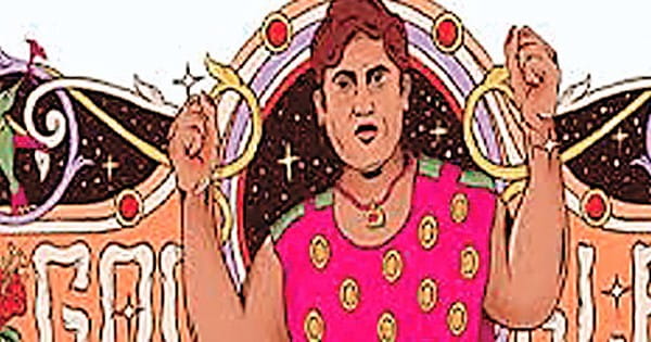 गूगल ने डूडल से पहली महिला रेसलर हमीदा को दी श्रद्धांजलि