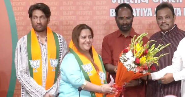 कांग्रेस छोड़कर BJP में शामिल हुईं राधिका खेड़ा, अभिनेता शेखर सुमन ने भी ली सदस्यता