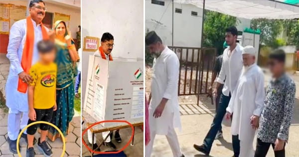 चुनाव आयोग का एक्शन : भोपाल में कांग्रेस MLA आरिफ मसूद पर FIR, पूर्व मंत्री कमल पटेल पर भी होगी कार्रवाई, नाबालिग पोते-बेटे के साथ डाला था वोट