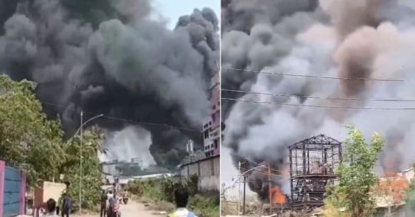 Maharashtra News : ठाणे के डोंबिवली में केमिकल फैक्ट्री में बॉयलर फटने से लगी भीषण आग, अब तक 7 की मौत; 40 से ज्यादा घायल, तीन किमी. दूर तक सुनाई दी धमाके की आवाज