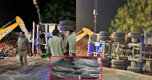 हरदोई में भीषण हादसा : झोपड़ी पर पलटा बालू लदा ट्रक, परिवार के 8 लोगों की मौत; घर में जिंदा बची सिर्फ एक बच्ची