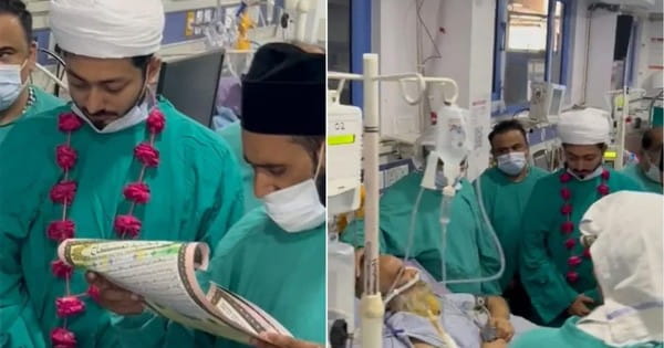 ICU में गूंजा ‘कबूल है’... अस्पताल में भर्ती पिता के सामने बेटियों का निकाह, मुंबई से आए दूल्हे; डॉक्टर-नर्स बने बाराती