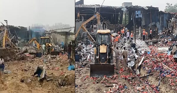 गुरुग्राम में फायरबॉल बनाने वाली फैक्ट्री में धमाका, 4 की मौत, 6 बुरी तरह झुलसे, आसपास की बिल्डिंग और मकान भी क्षतिग्रस्त