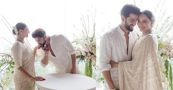 Sonakshi Zaheer Wedding : सोनाक्षी सिन्हा और जहीर इकबाल शादी के बंधन में बंधे, सामने आई पहली PHOTO