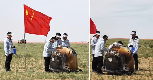 चीन का Chang'e-6 चांद के अंधेरे वाले हिस्से से मिट्टी लेकर धरती पर लौटा, ऐसा करने वाला पहला देश बना China