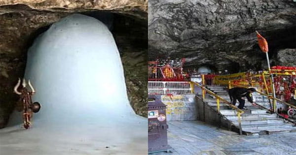 बाबा बर्फानी की गुफा तक पहुंचा जत्था, ऑक्सीजन की कमी से बेहोश हुए कुछ लोग