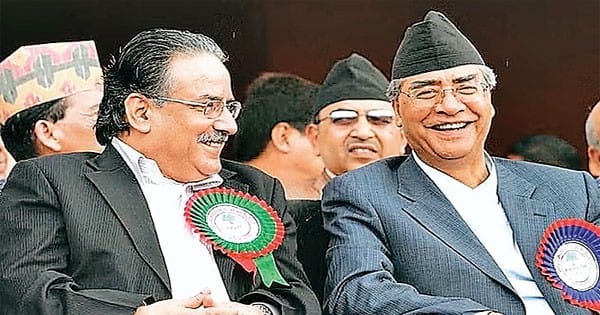 नेपाली कांग्रेस और CPN-UML ने प्रचंड को सत्ता से हटाने किया समझौता
