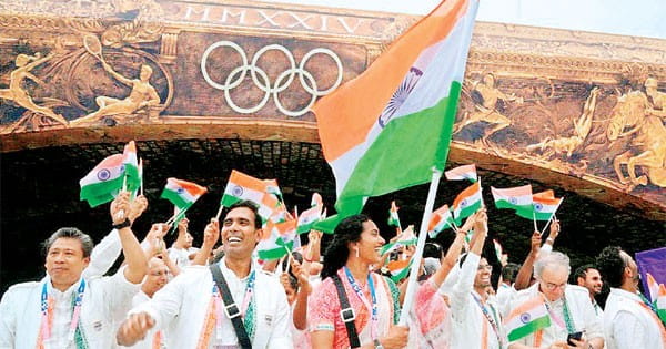पहली बार नदी में परेड ऑफ नेशन्स