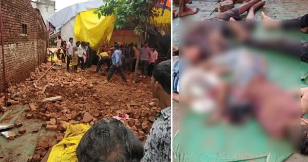 सागर के शाहपुर में गिरी दीवार, 9 बच्चों की मौत: CM ने जताया शोक, 4-4 लाख रुपए की आर्थिक मदद का ऐलान; शिवलिंग बनाने के दौरान हुआ हादसा