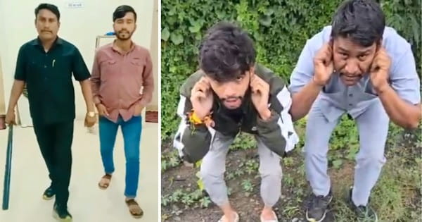 Indore News : लोगों पर रौब जमाने के लिए पहले थाने में बनाई रील, जब पुलिस ने पकड़ा तो कान पकड़कर मांगने लगे माफी