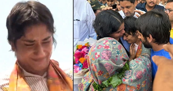 Paris Olympic 2024 : भारत की माटी में कदम रखते ही भावुक हुईं विनेश फोगाट, कहा- 'मैं बहुत भाग्यशाली हूं'