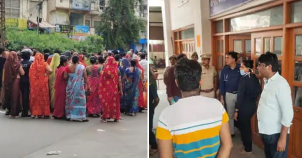 उदयपुर चाकूबाजी : फिर बढ़ा तनाव... रैली निकाल हॉस्पिटल पहुंचे गुस्साए परिजन, मां का आरोप- बच्चे से मिलने नहीं दिया जा रहा