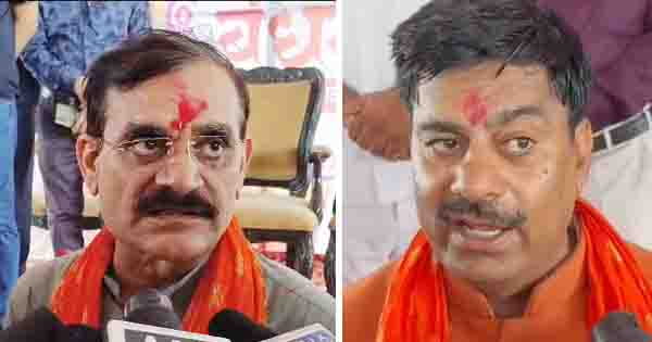 छतरपुर में थाने पर पथराव का मामला : VD शर्मा बोले- गुंडों को नेस्तनाबूत कर देंगे, रामेश्वर शर्मा ने कहा- नग-नग तोड़ दिए जाएंगे