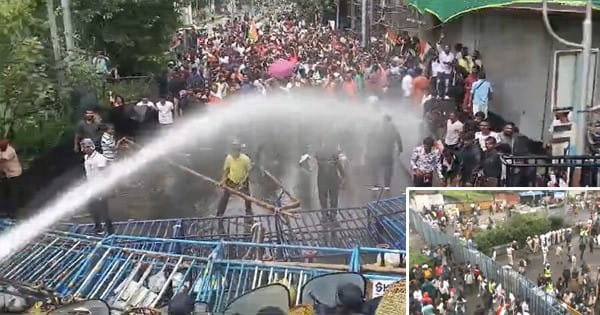 Kolkata Rape Murder Case : नबन्ना प्रोटेस्ट... हावड़ा ब्रिज पर उग्र छात्रों ने तोड़ी बैरिकेडिंग, पुलिस ने किया लाठीचार्ज, वाटर कैनन और आंसू गैस के गोले छोड़े