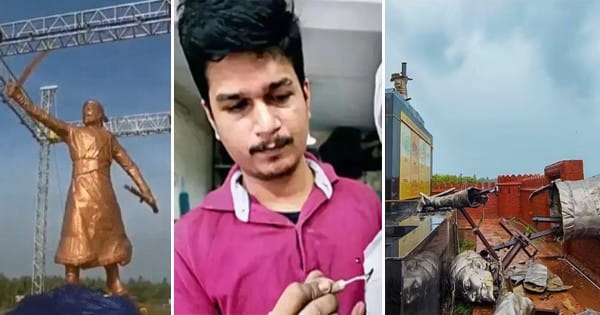छत्रपति शिवाजी की प्रतिमा गिरने का मामला : मूर्तिकार जयदीप आप्टे गिरफ्तार, कई दिनों से था फरार
