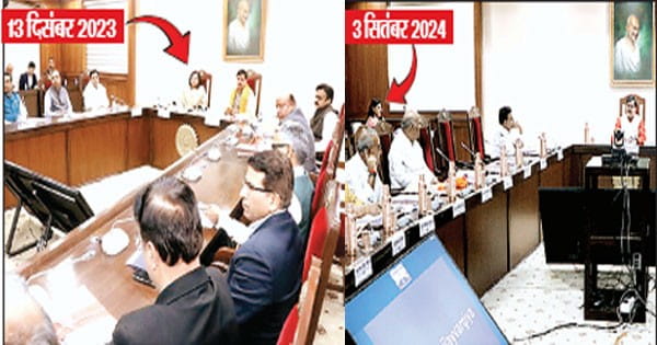 कैबिनेट बैठक में मुख्यमंत्री के बगल से हटी सीएस राणा की कुर्सी!