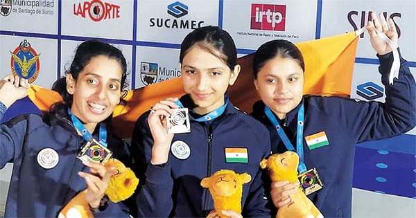 भारतीय निशानेबाजी टीम ने जीता एयर पिस्टल में स्वर्ण पदक