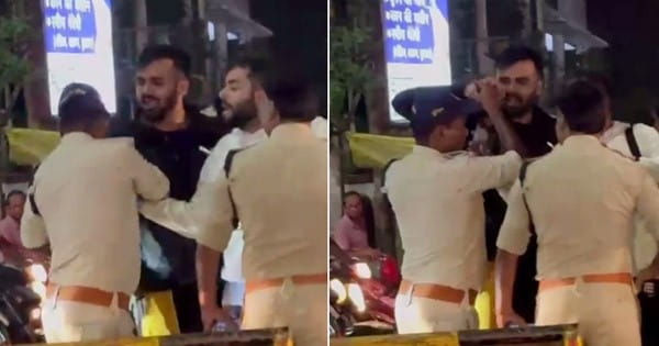 Viral Video : कैबिनेट मंत्री के बेटे ने पुलिस से की धक्का-मुक्की, टक्कर लगने के बाद हुआ था विवाद; कांग्रेस ने सरकार को घेरा