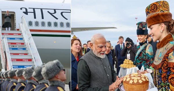 BRICS Summit 2024 : कजान पहुंचे पीएम मोदी, रूसियों ने कृष्ण भजन गाकर किया स्वागत, राष्ट्रपति पुतिन से की मुलाकात