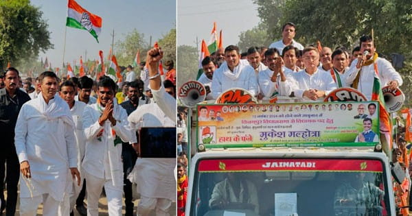 विजयपुर से कांग्रेस प्रत्याशी मुकेश मल्होत्रा ने दाखिल किया नामांकन, पूर्व CM दिग्विजय सिंह और PCC चीफ हुए शामिल