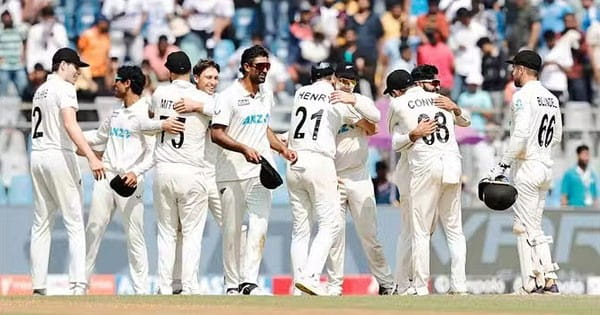 IND vs NZ 3rd Test : न्यूजीलैंड ने 25 रन से जीता मुंबई टेस्ट, 3-0 से सीरीज हारा भारत, 24 साल बाद घर में किसी टीम ने किया क्लीन स्वीप