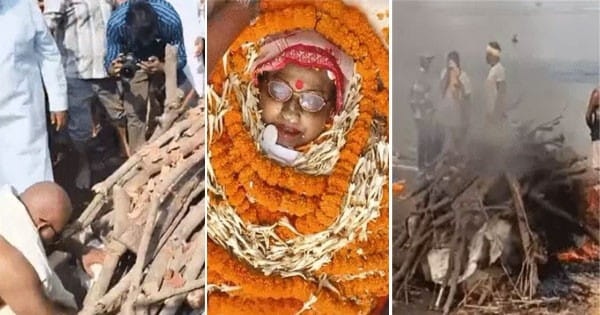 पंचतत्व में विलीन हुईं बिहार की स्वर कोकिला : बड़े बेटे अंशुमान ने दी मुखाग्नि, छठ के पहले दिन हुआ था शारदा सिन्हा का निधन