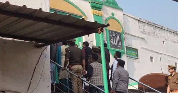 हिंसा की जांच के लिए संभल पहुंचा न्यायिक आयोग, जामा मस्जिद का किया निरीक्षण