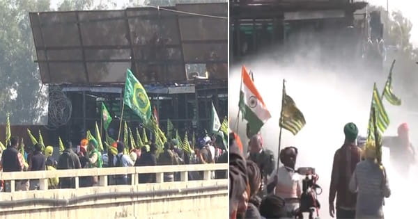 Farmers Protest : शंभू बॉर्डर से दिल्ली की ओर निकले किसान, हरियाणा पुलिस ने वाटर कैनन-आंसू गैस के गोले दागे