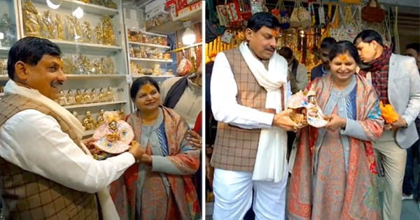 CM डॉ. मोहन यादव ने सपत्नीक किए श्रीकृष्ण जन्मभूमि और श्री बांके बिहारी मंदिर के दर्शन, बाजार से खरीदी लड्डू गोपाल की प्रतिमा