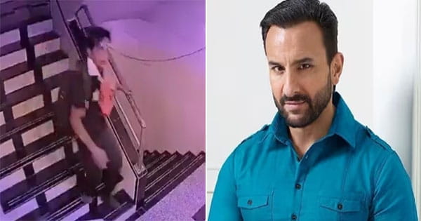 Saif Ali Khan Attack Update : हमलावर की पहली तस्वीर आई सामने, चेहरे पर दिखी घबराहट, CCTV फुटेज हो रहा वायरल