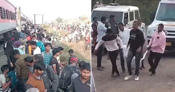 जलगांव में पुष्पक एक्सप्रेस हादसा: मृतकों की संख्या बढ़कर हुई 13, आग की अफवाह के कारण कूदकर ट्रैक पर खड़े थे यात्री; दूसरी ट्रेन ने कुचला